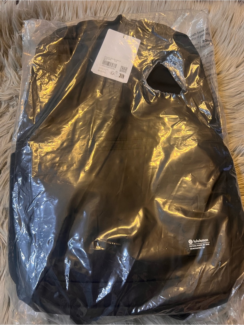 NWT Lululemon double zip backpack - Picture 2 of 4